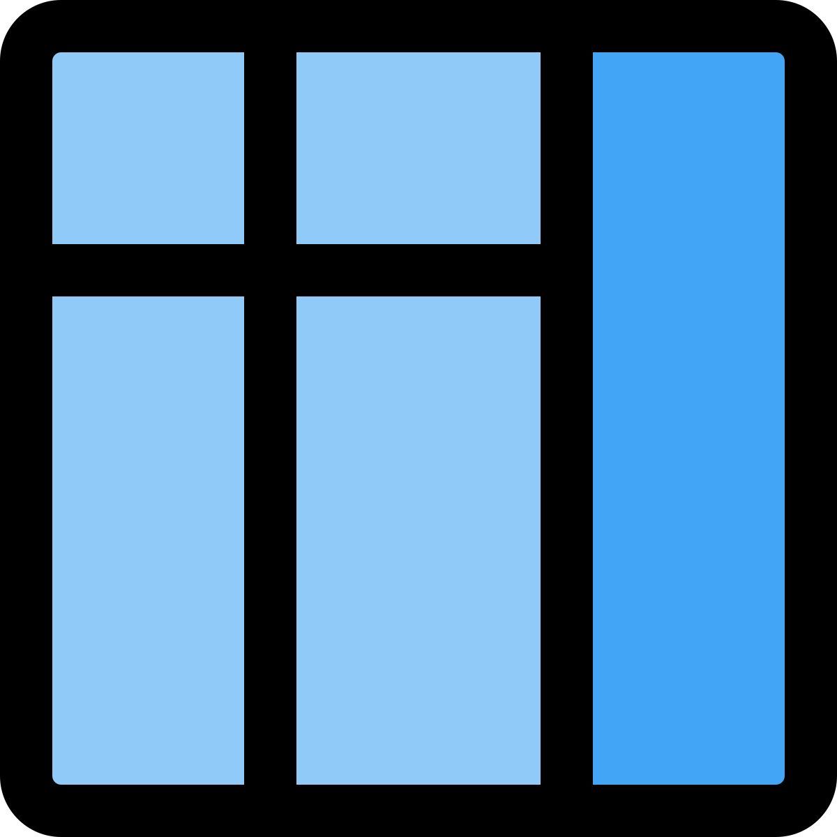 세로 열이 있는 표 icon