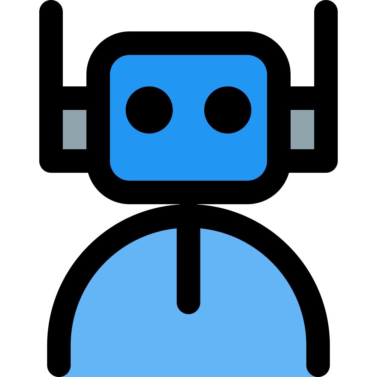 roboter mit antennen icon