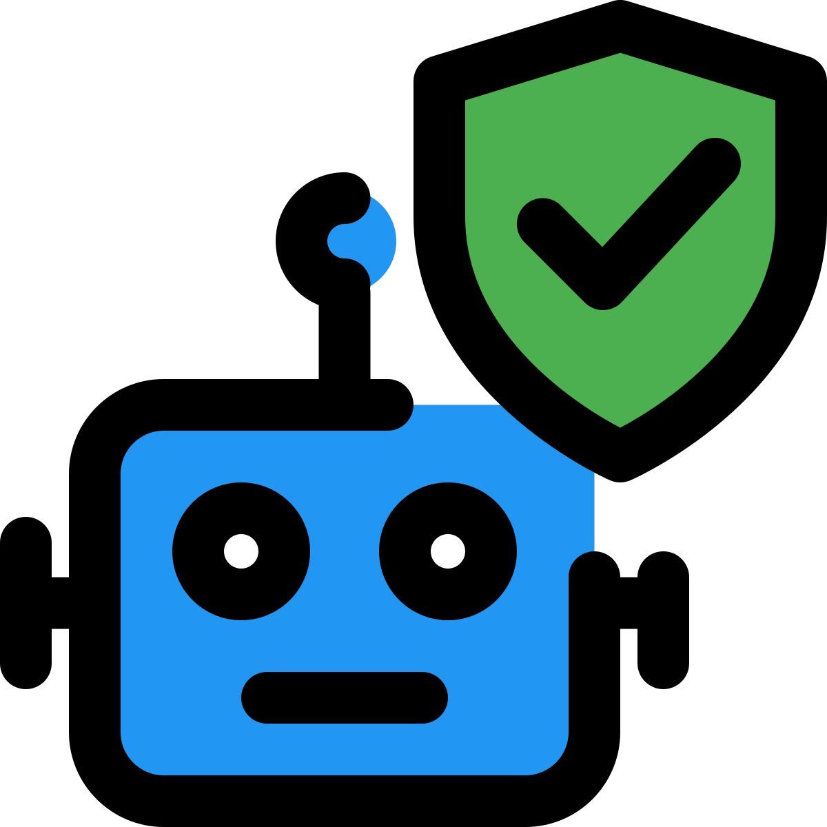 sicurezza dei robot icon