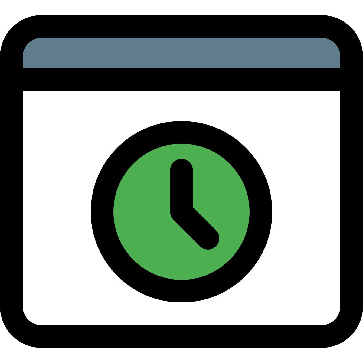 browser time icon