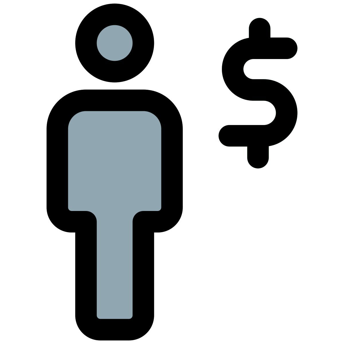 salaire transféré en dollars icon