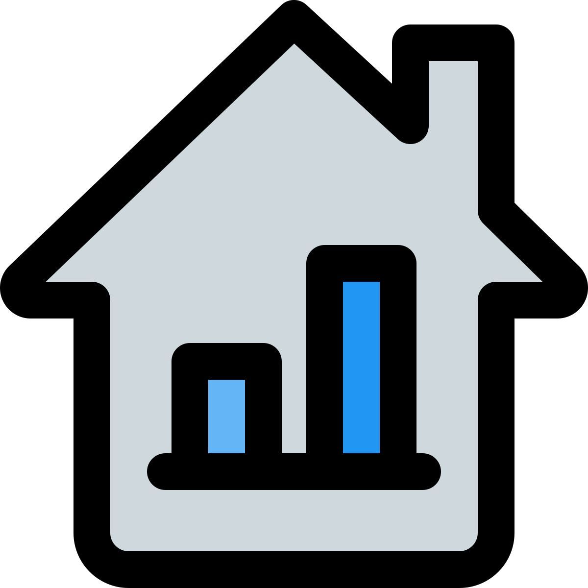 real estate market icon