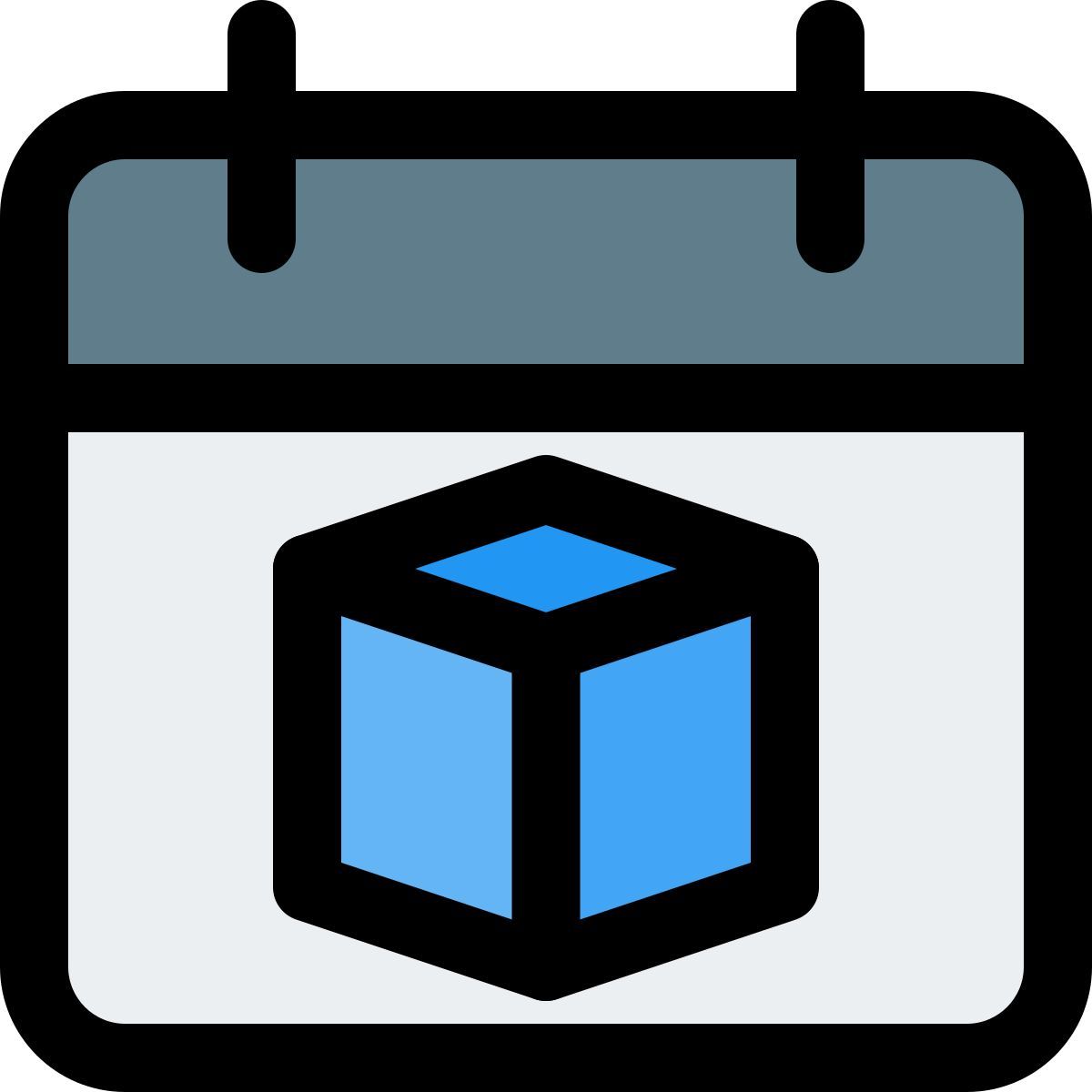 3d model calendar icon