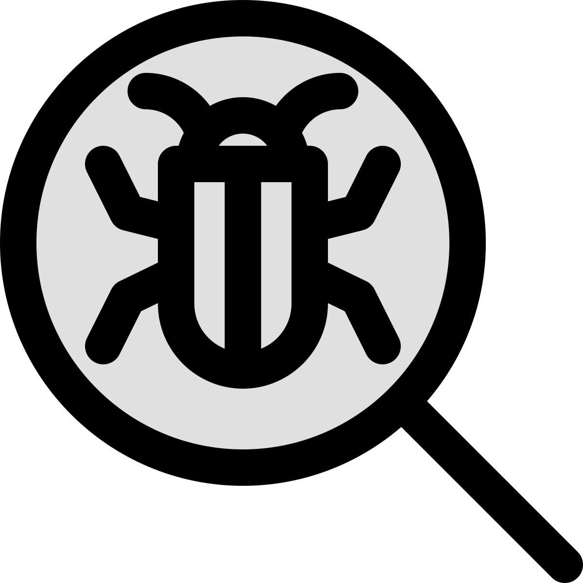 seach for bugs icon