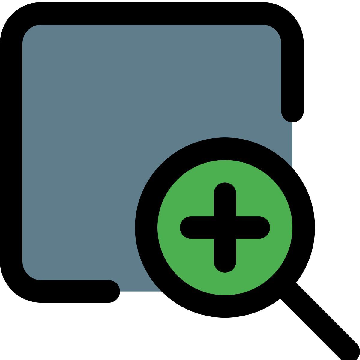 cerca e aggiungi icon