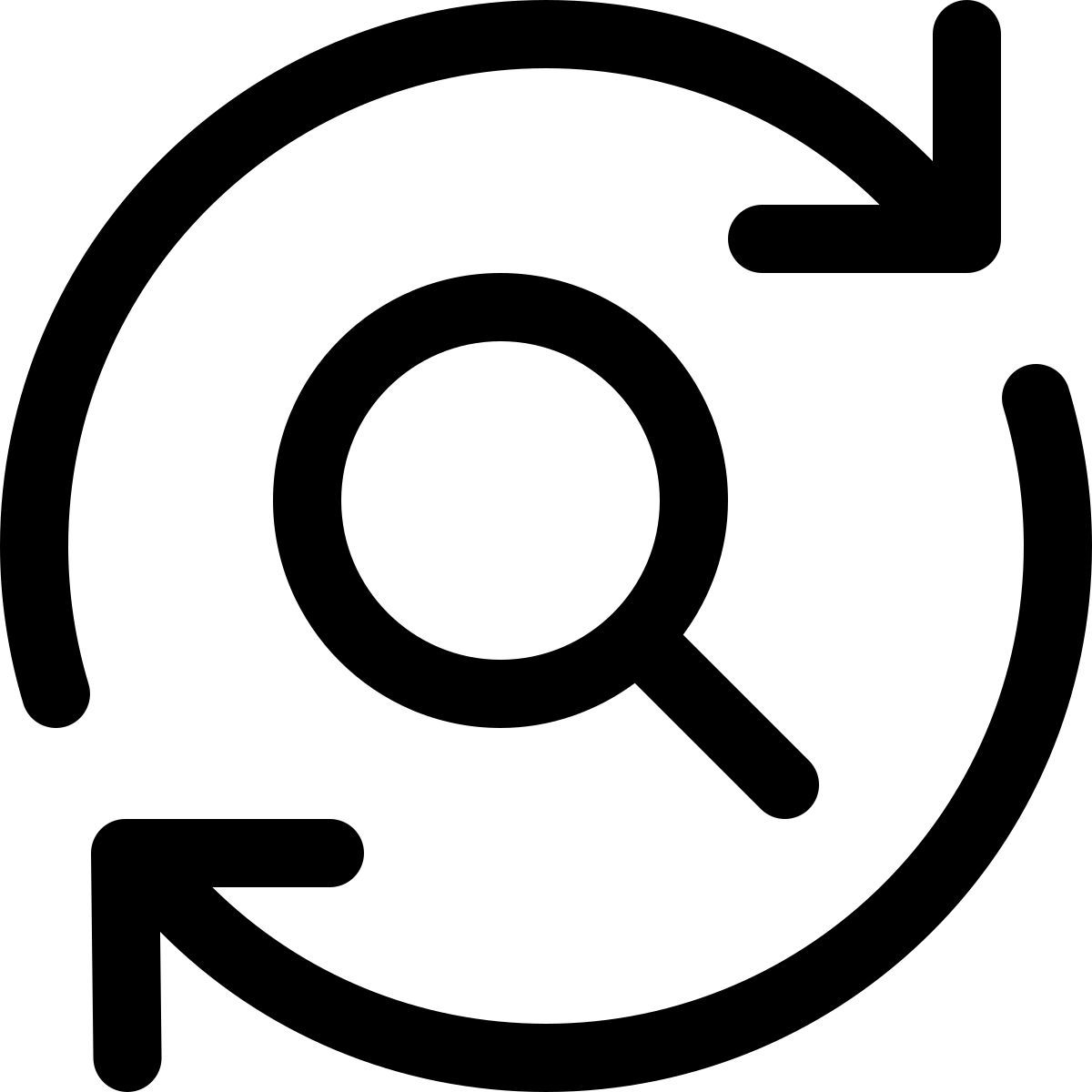 search synchronization icon