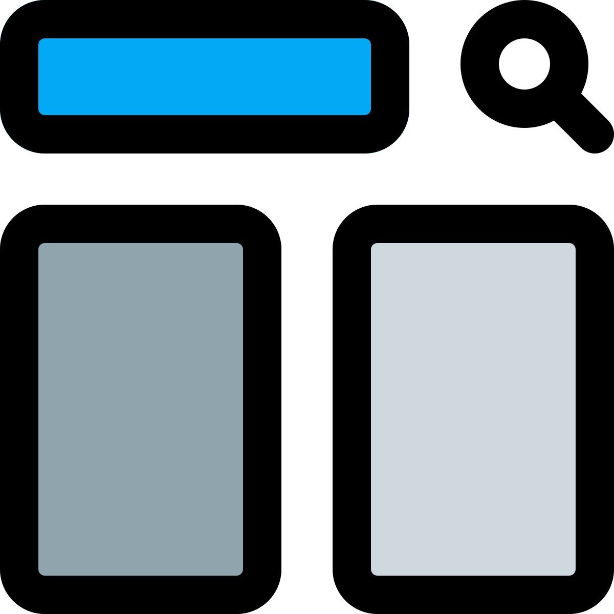 comparaison des résultats de recherche icon