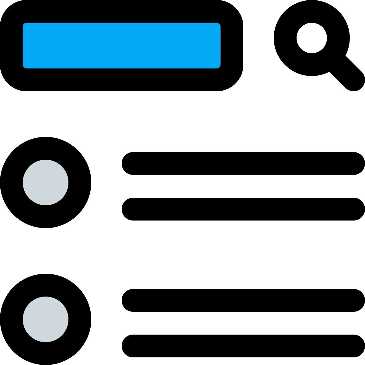 search list icon