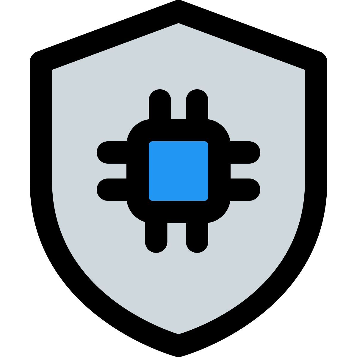 microprocessor security icon
