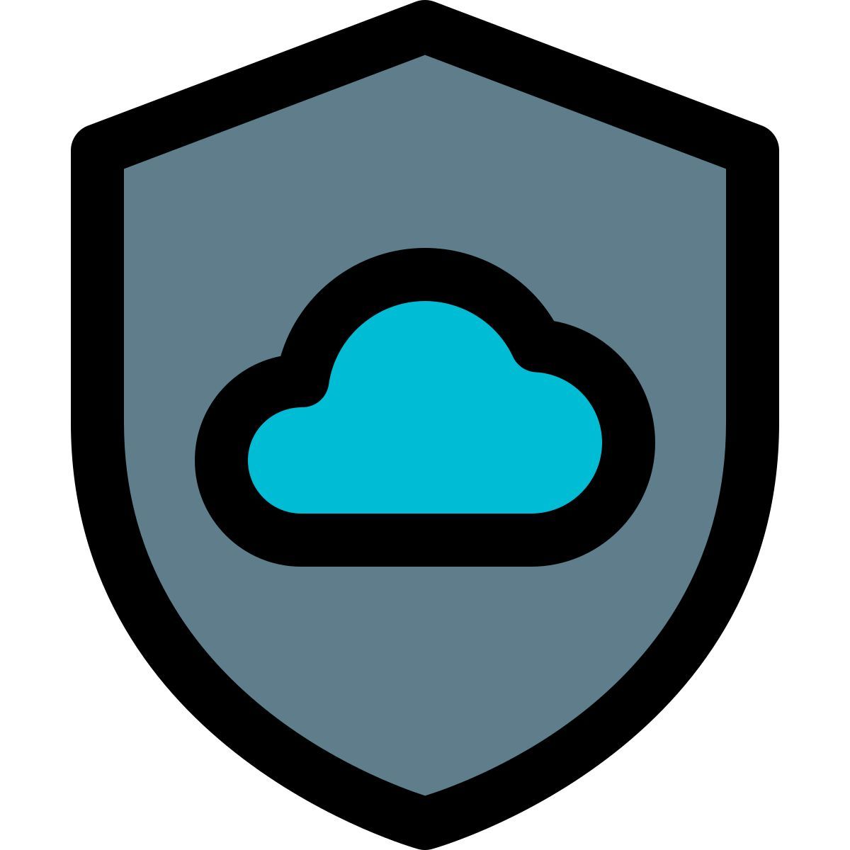 cloud security icon