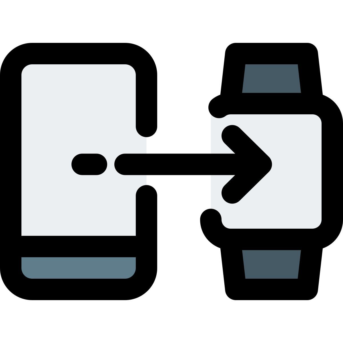 invia l'aggiornamento dal telefono al dispositivo smartwatch icon