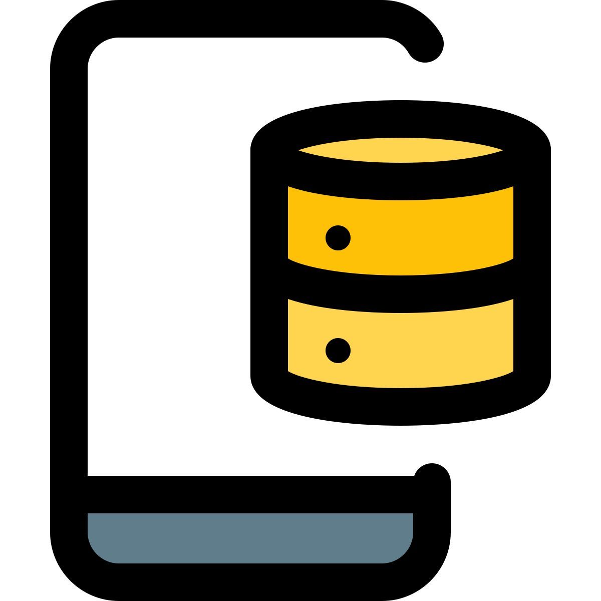 mobile database icon