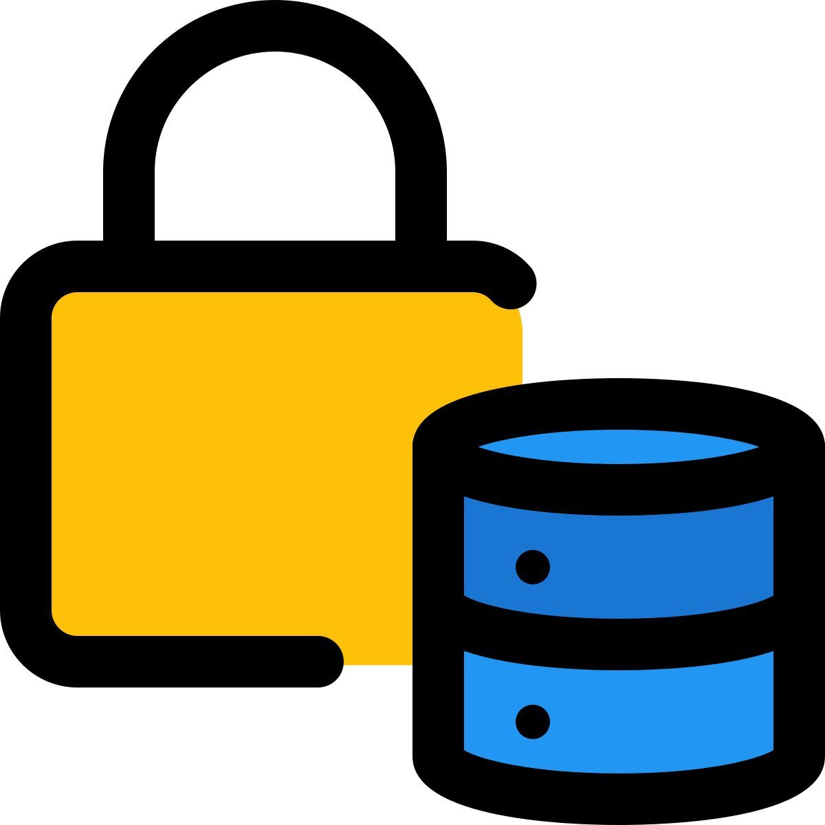 database lock icon