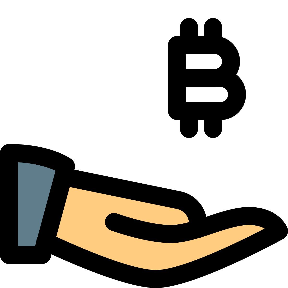 share bitcoin icon