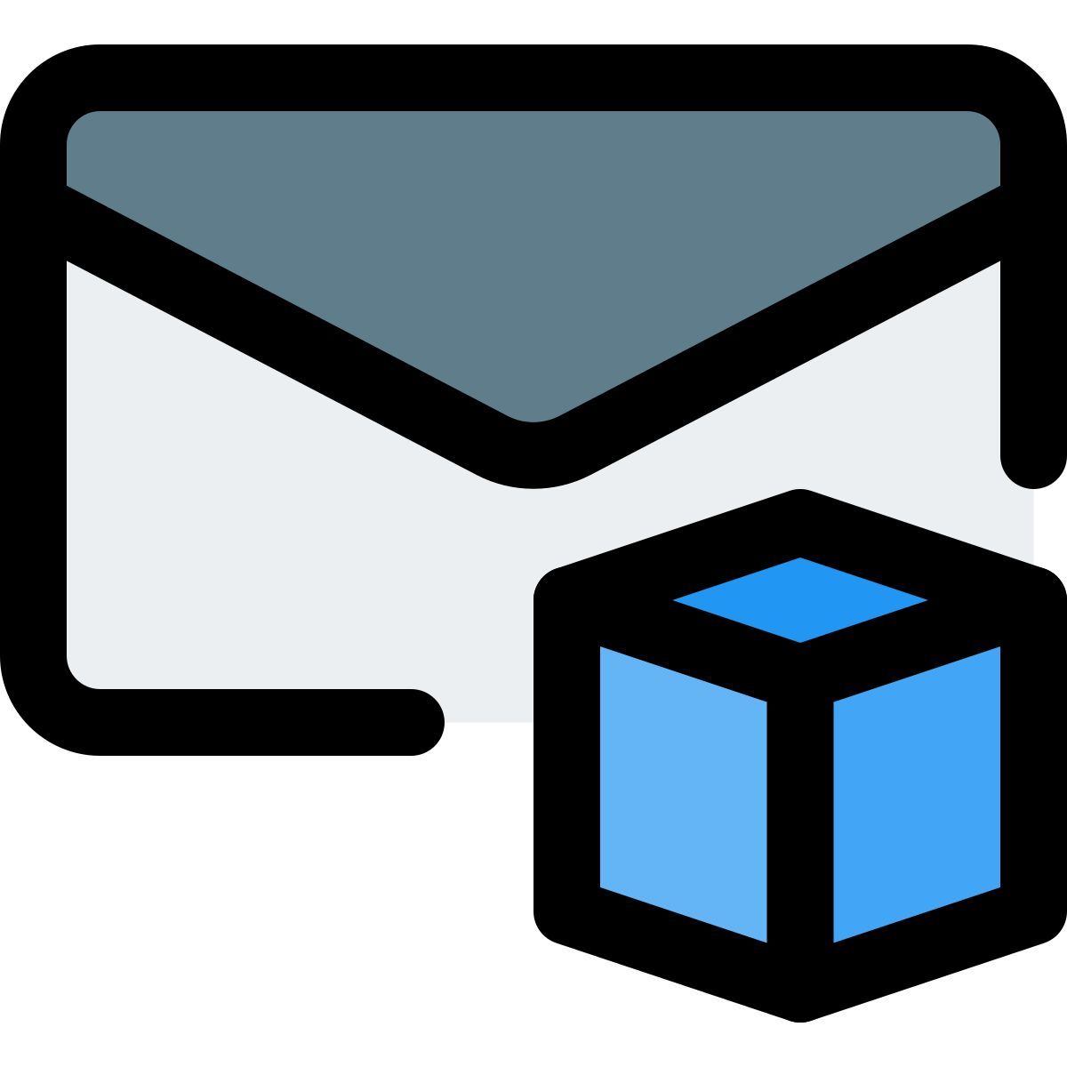邮件 3D 模型 icon