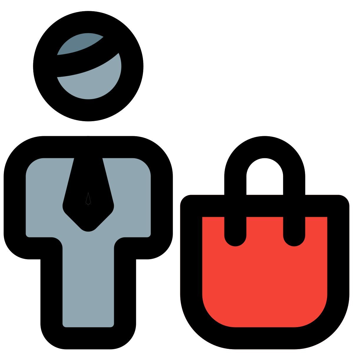 shopping for the businessman for gifting season icon