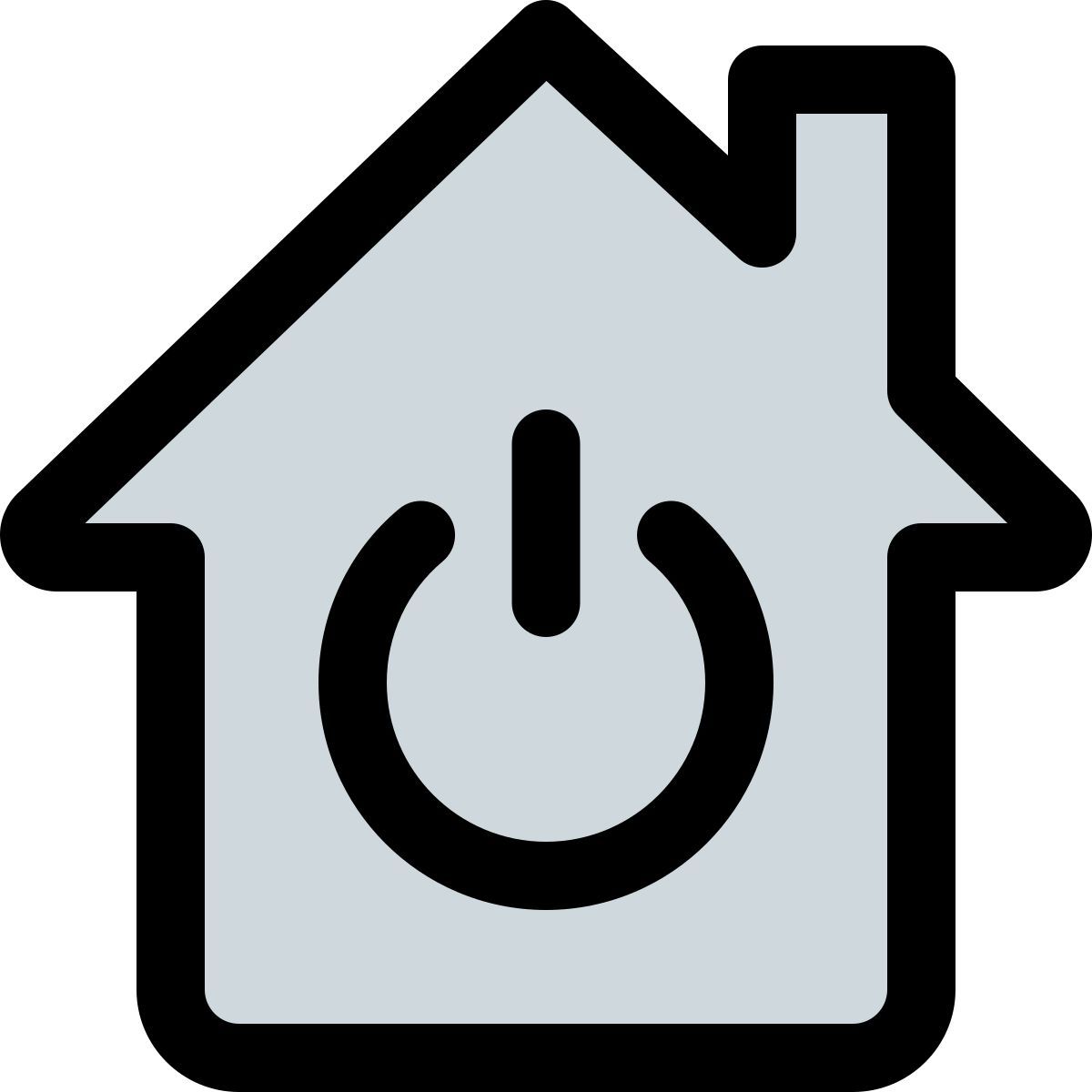 smart home power icon