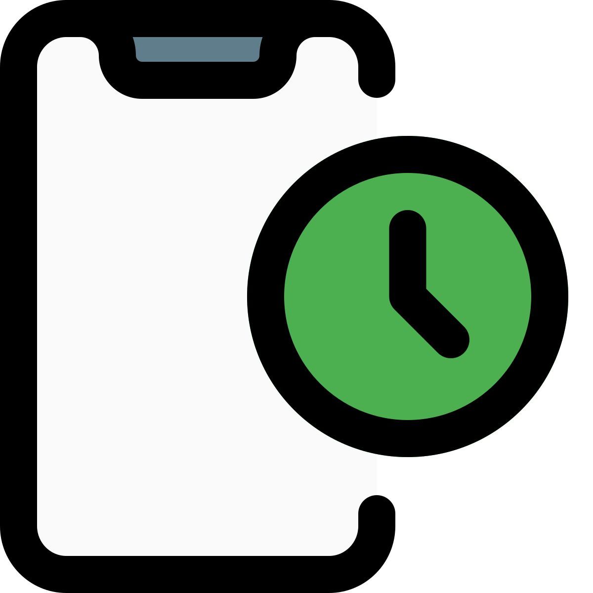 外部智能手机处于待机模式下的省电功能日期已填充 tal revivo icon