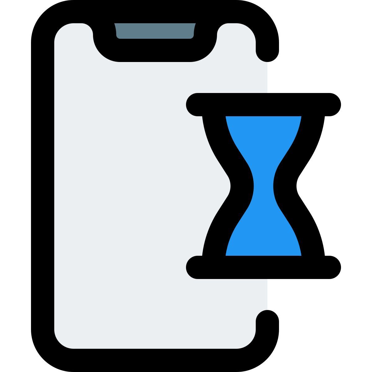 mobile data processing icon