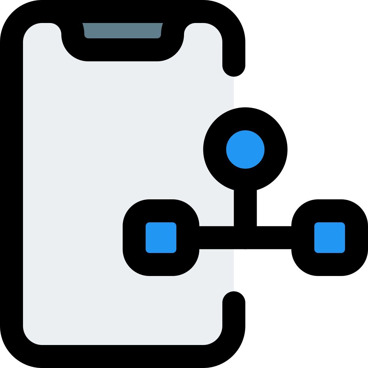 mobile algorithm icon