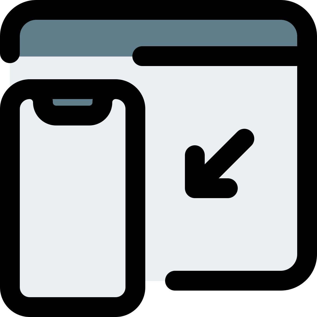 adaptive website icon