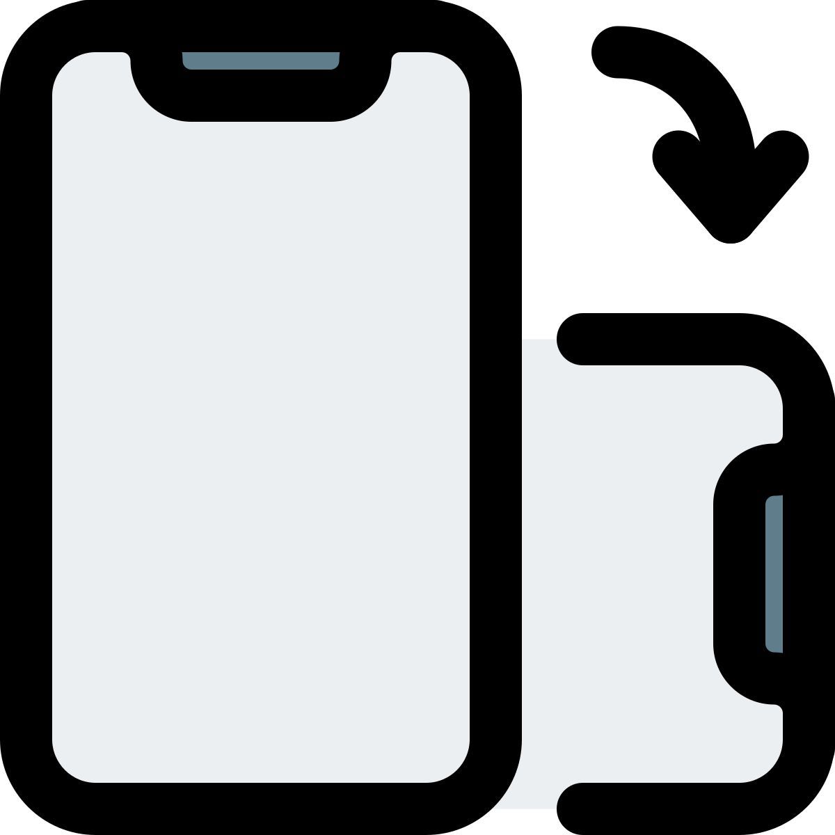 turn phone icon