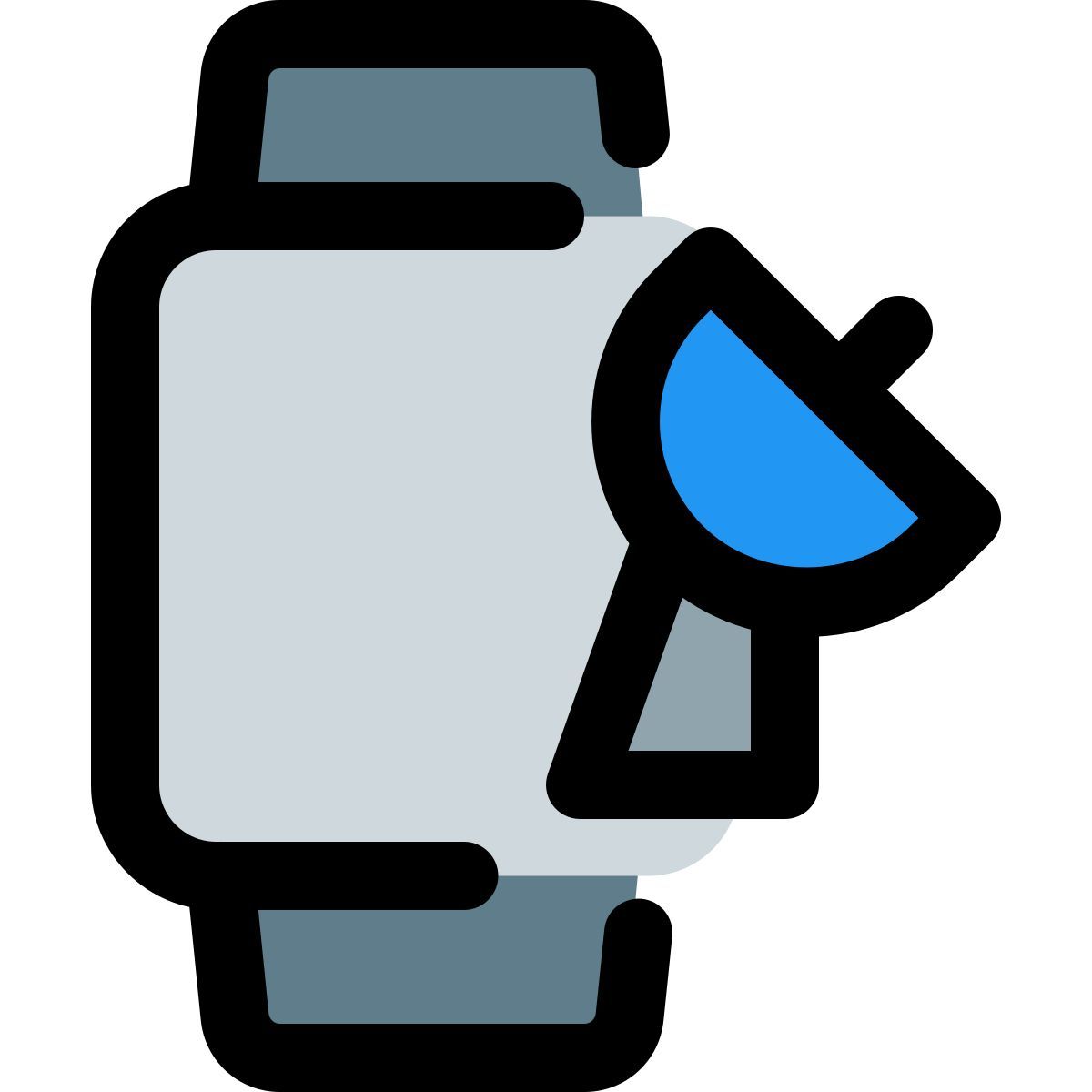 smartwatch satellite signal icon