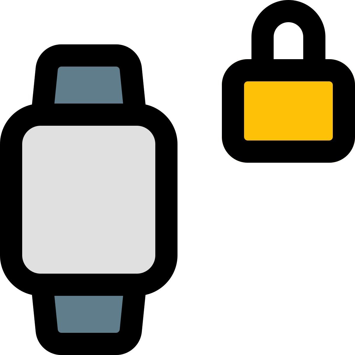 locked smartwatch icon
