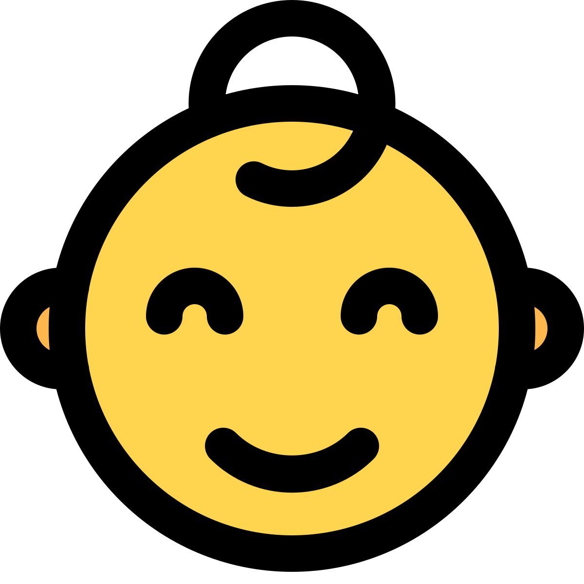 bebé alegre icon
