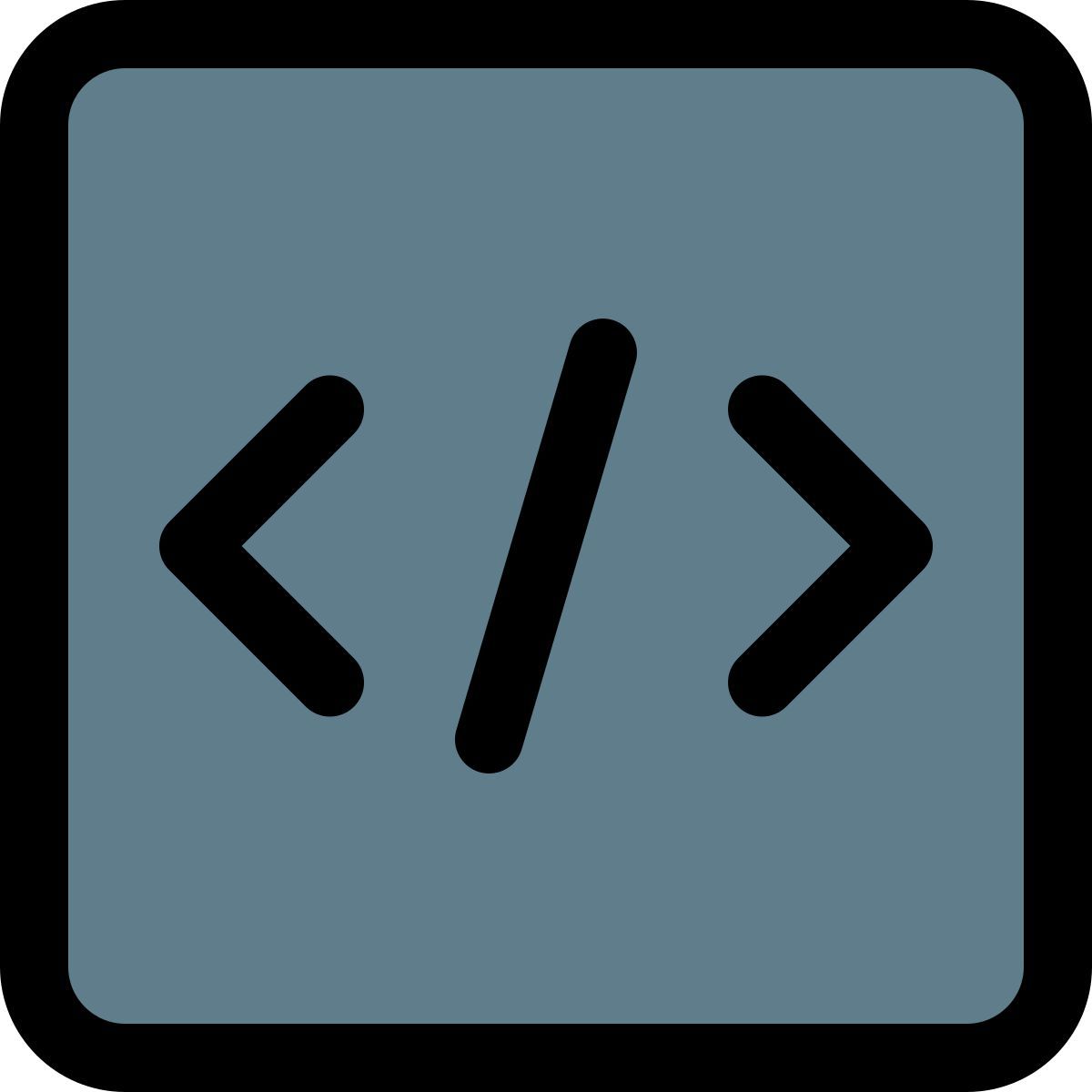 coding symbol icon