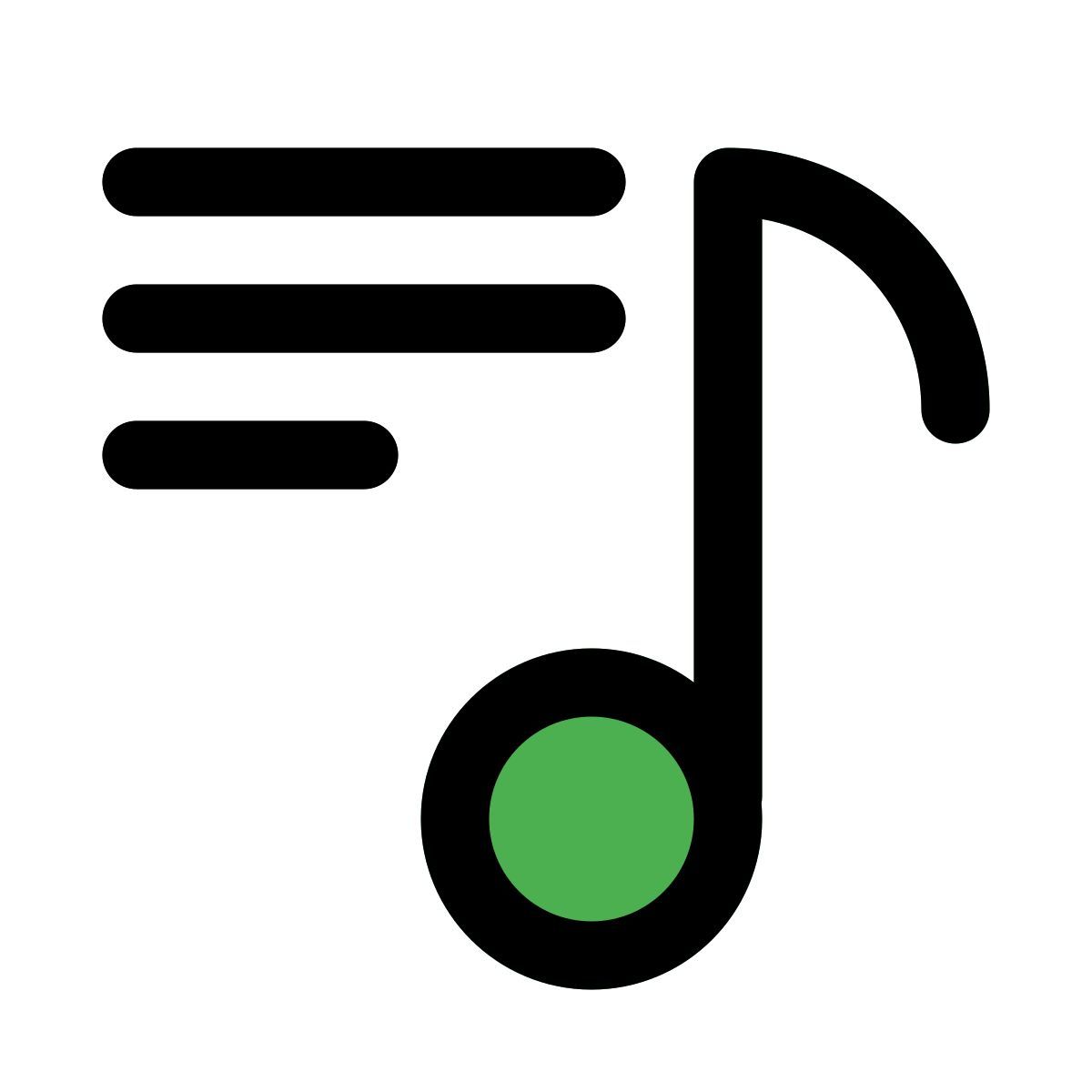 liste de lecture musicale icon