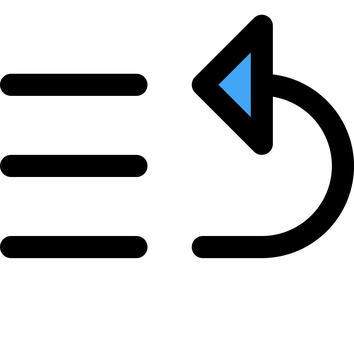 sorting ascending order arrow list arrangement upward button icon