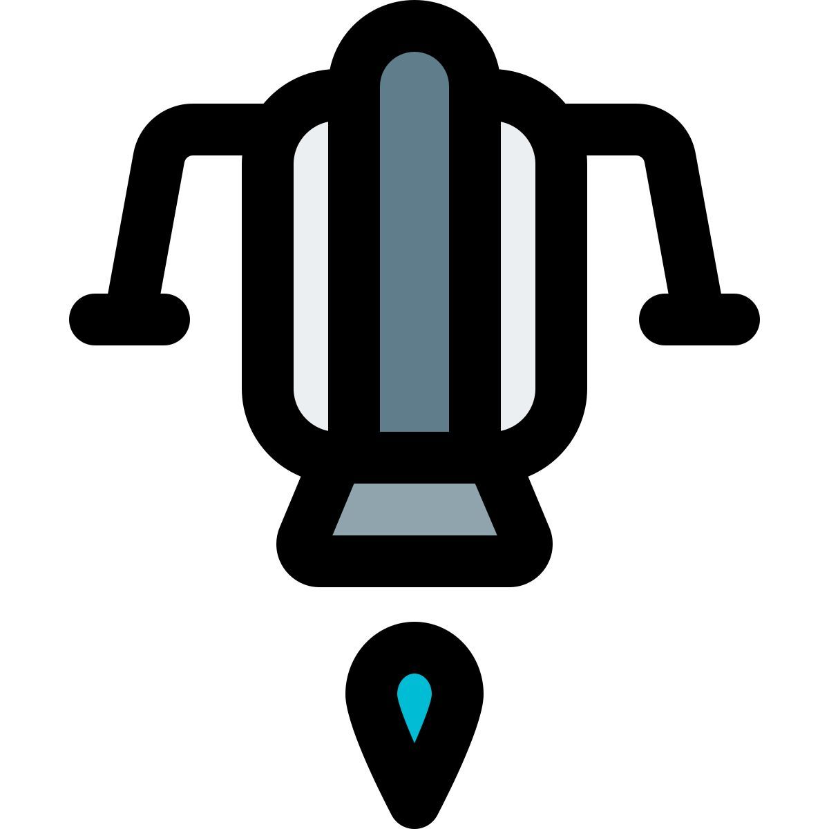 space shuttle launch icon