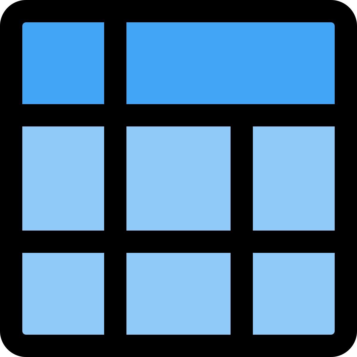 方形单元布局 icon