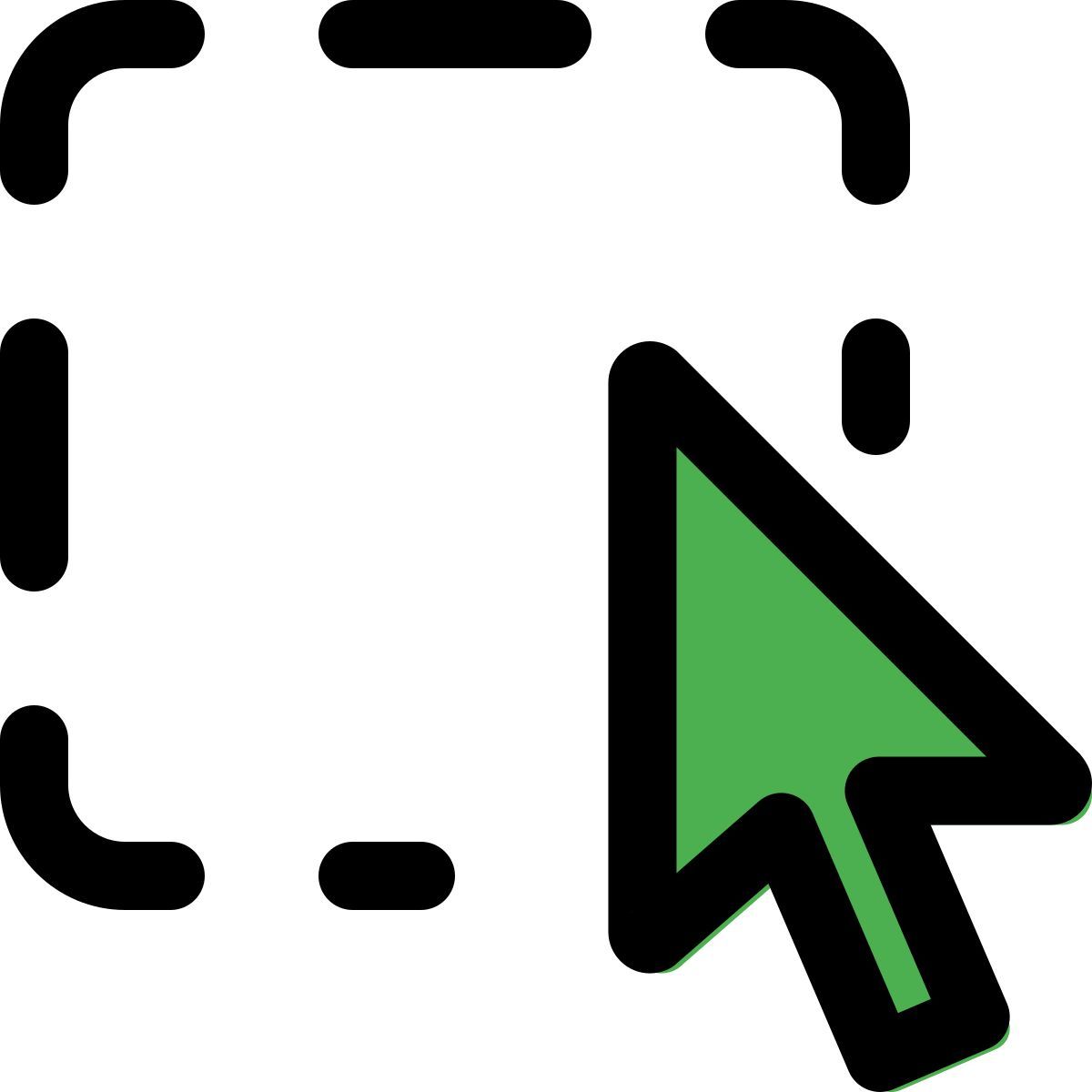 selezione quadrata icon