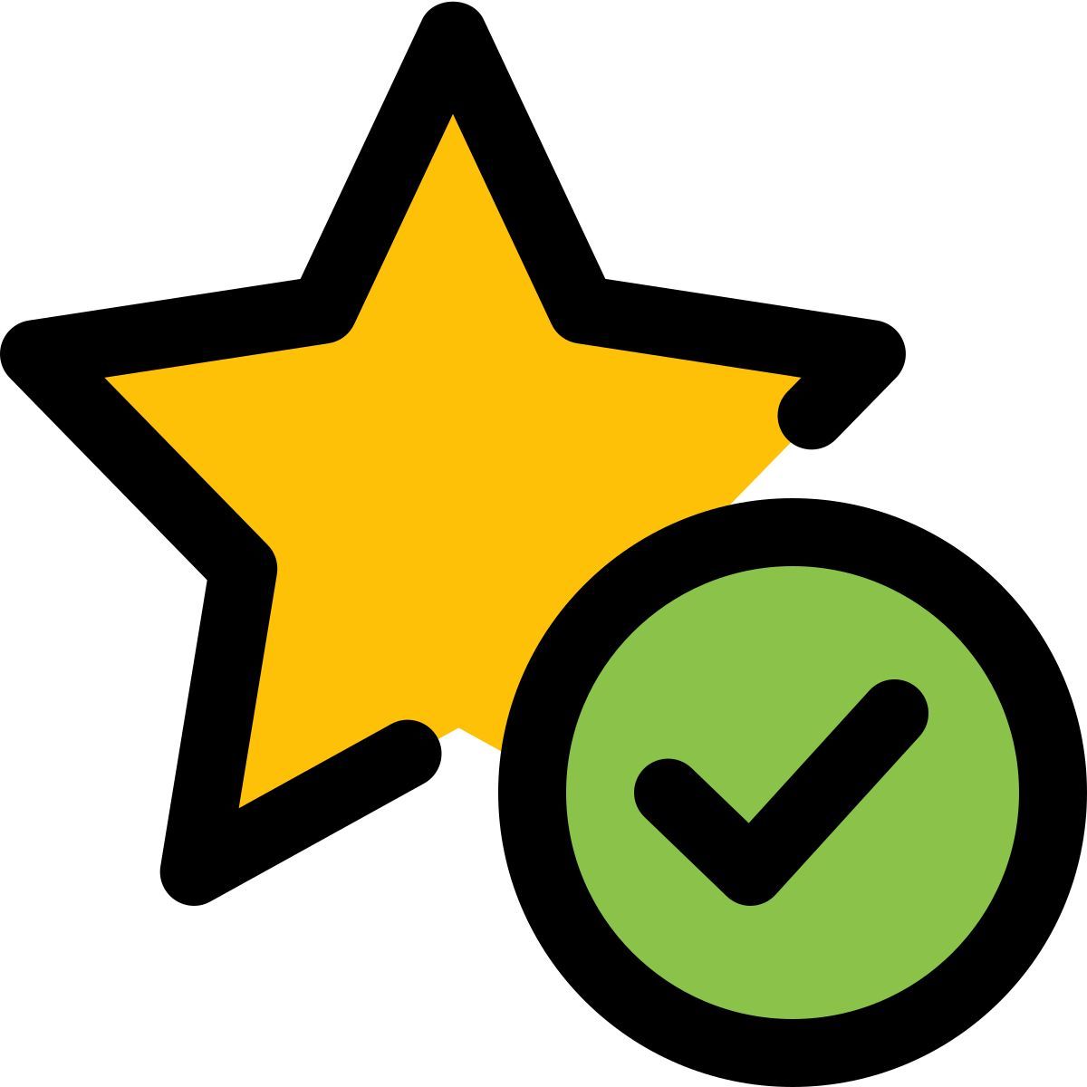 added to favorites icon