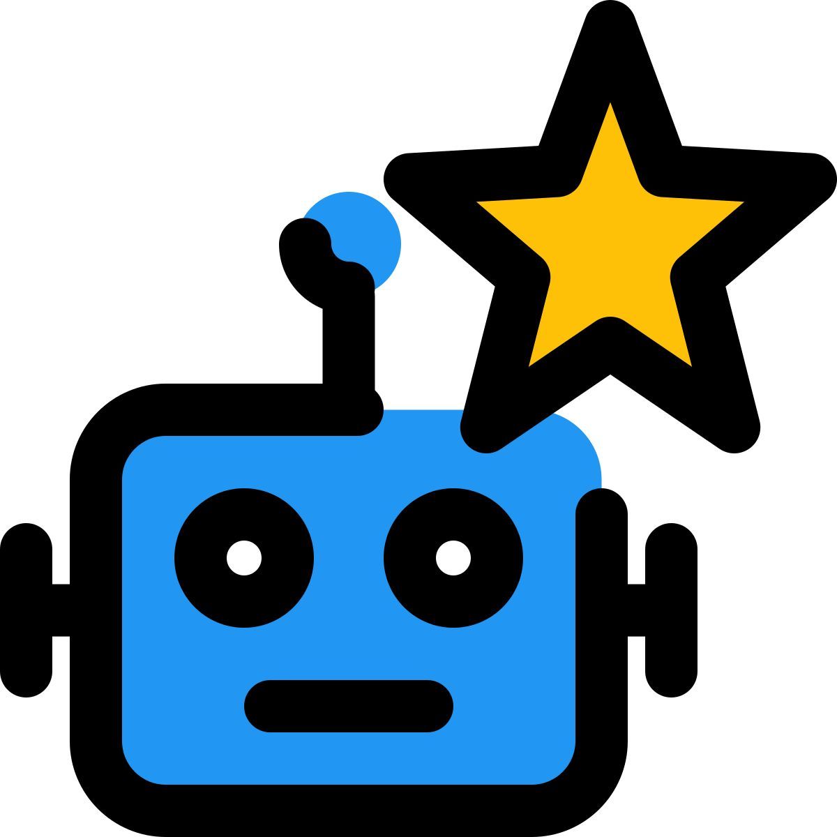Robô estrelado icon