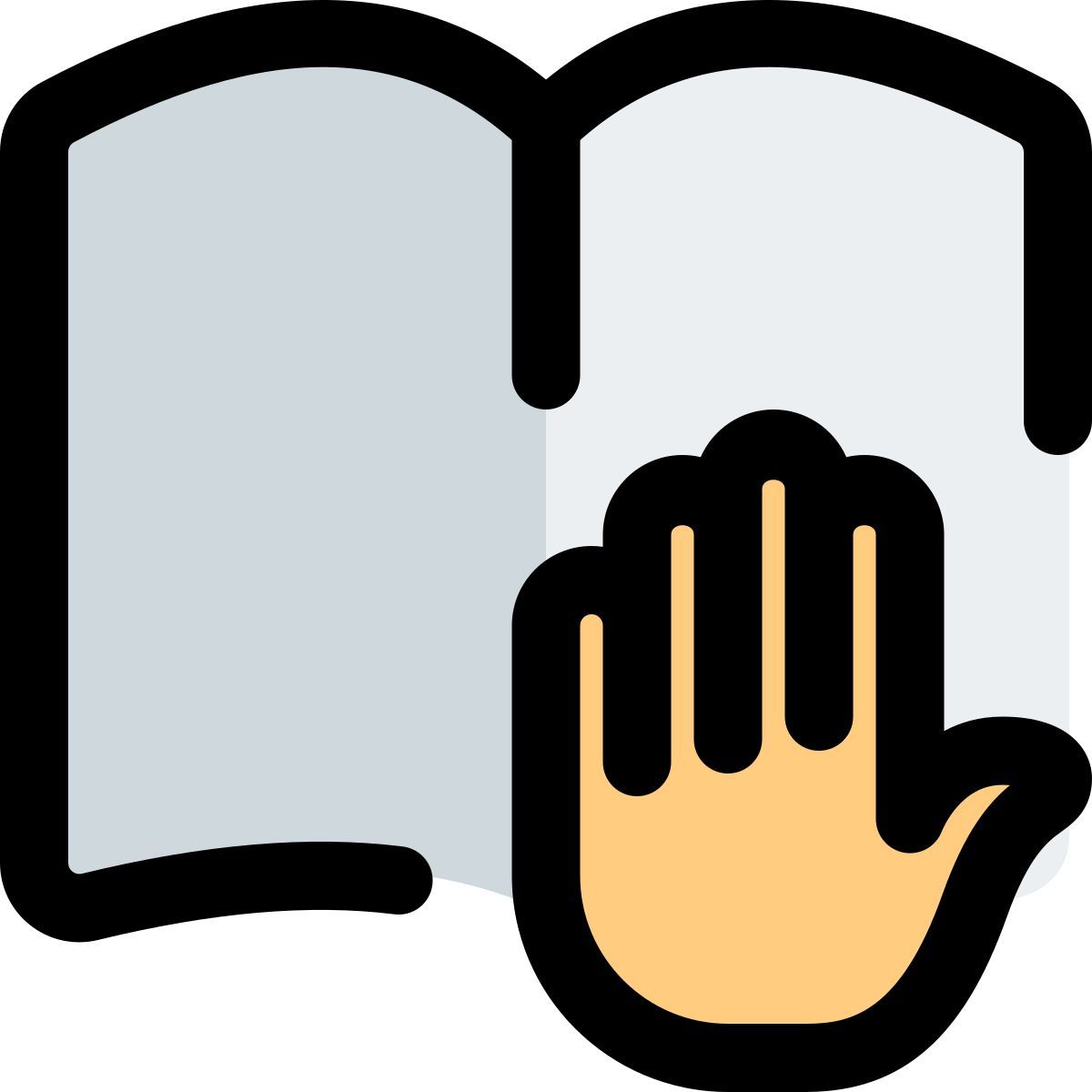 avertissement concernant le livre icon