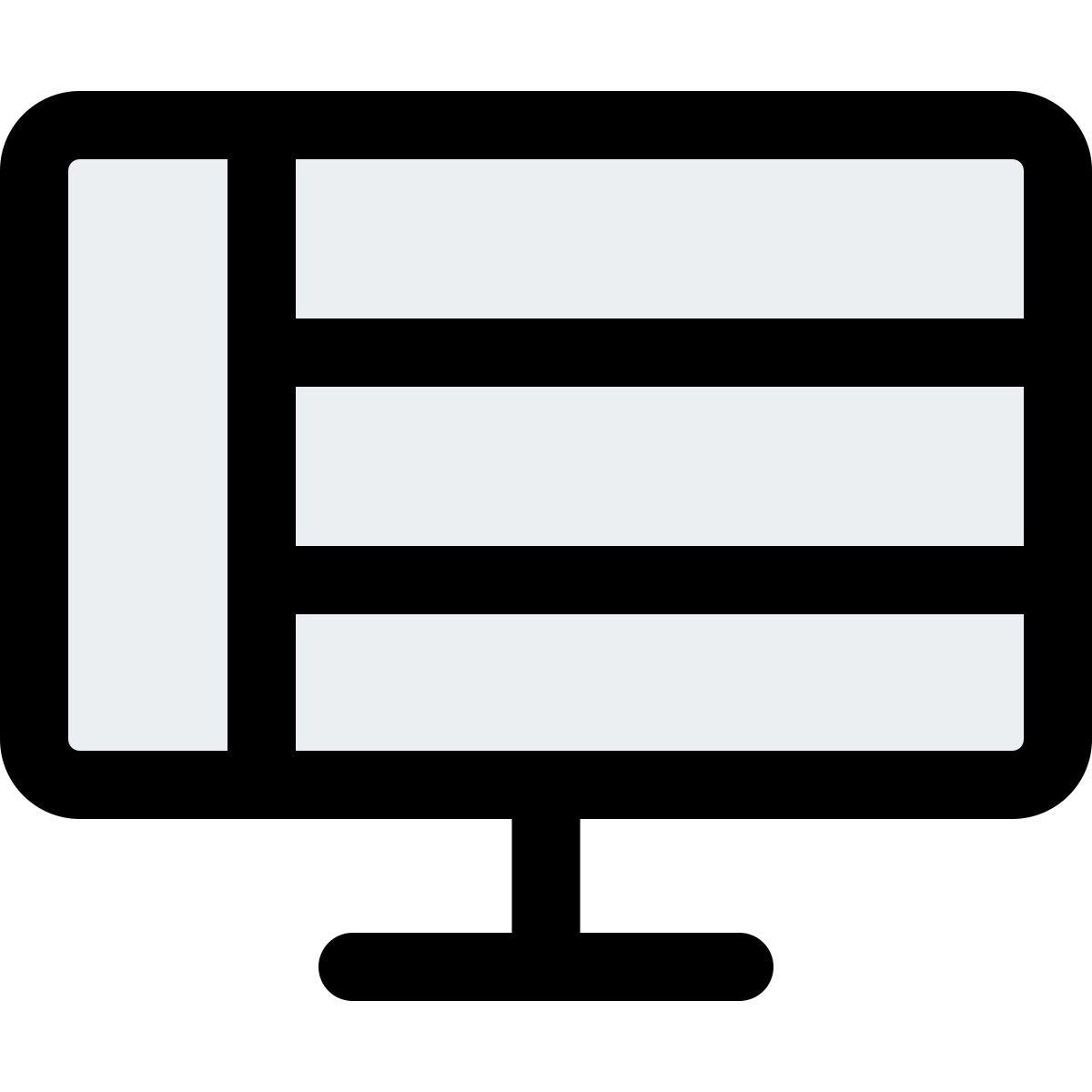 layout da área de trabalho icon