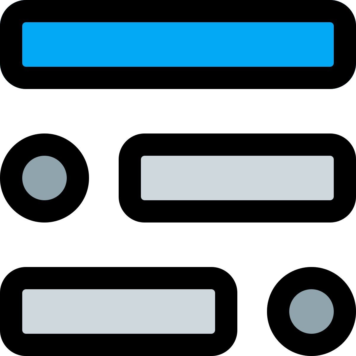 layout di progettazione icon