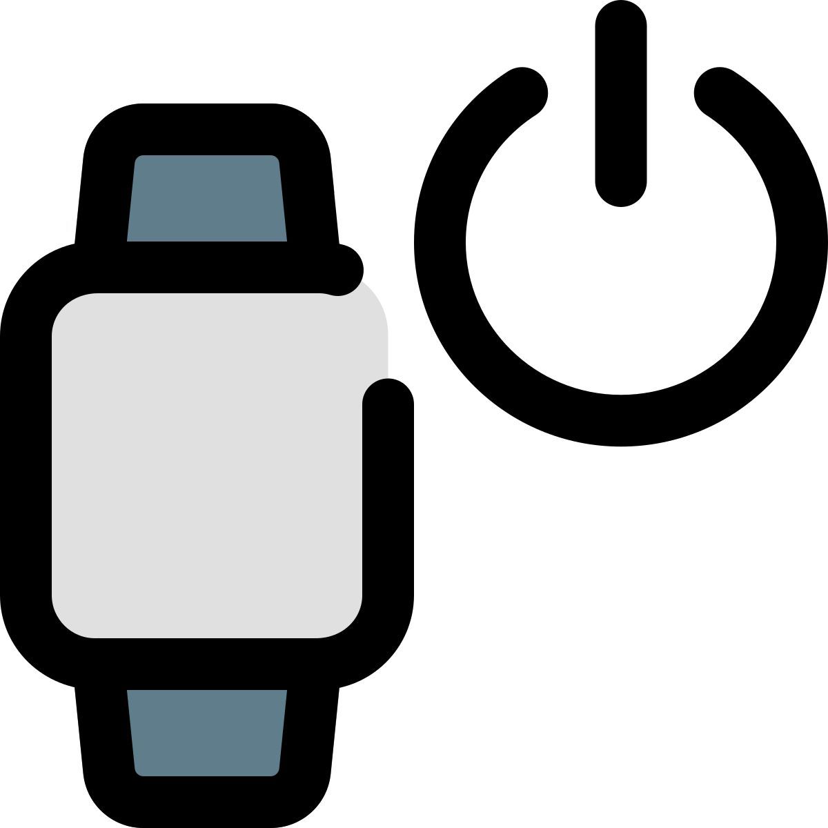 smartwatch power button icon