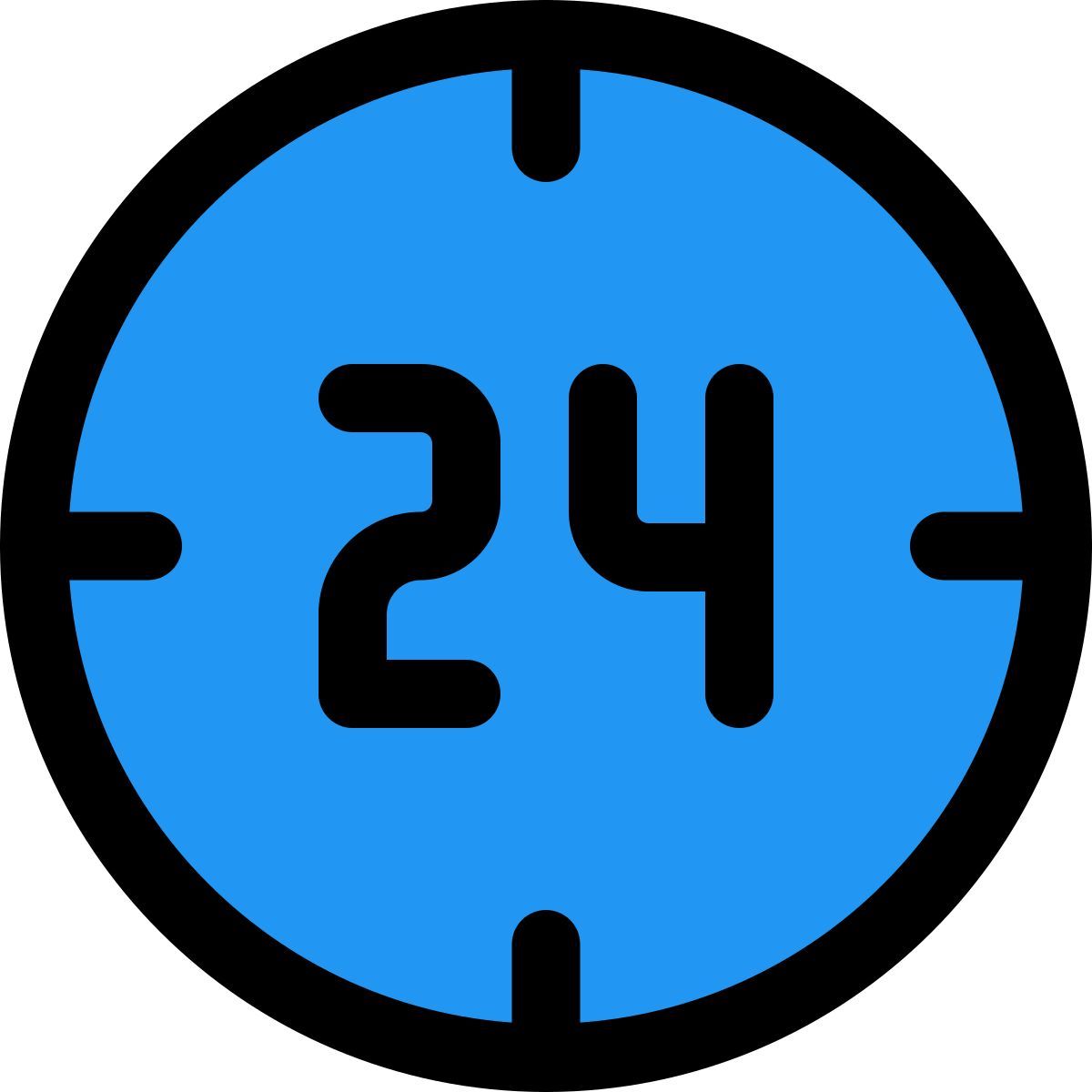 24시간 시계 icon