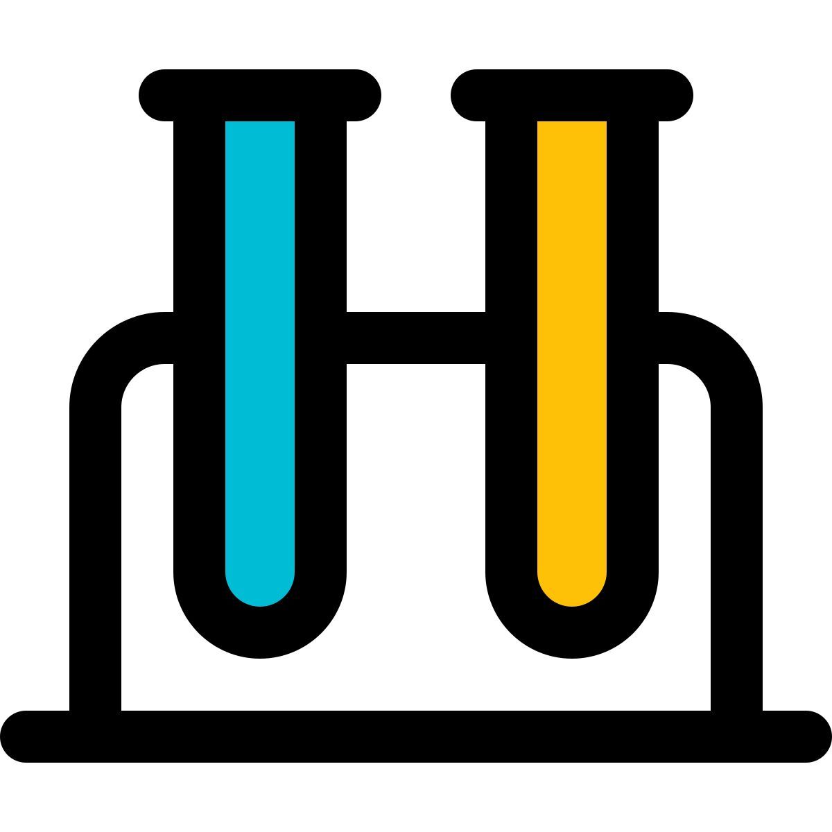 test tube stand icon