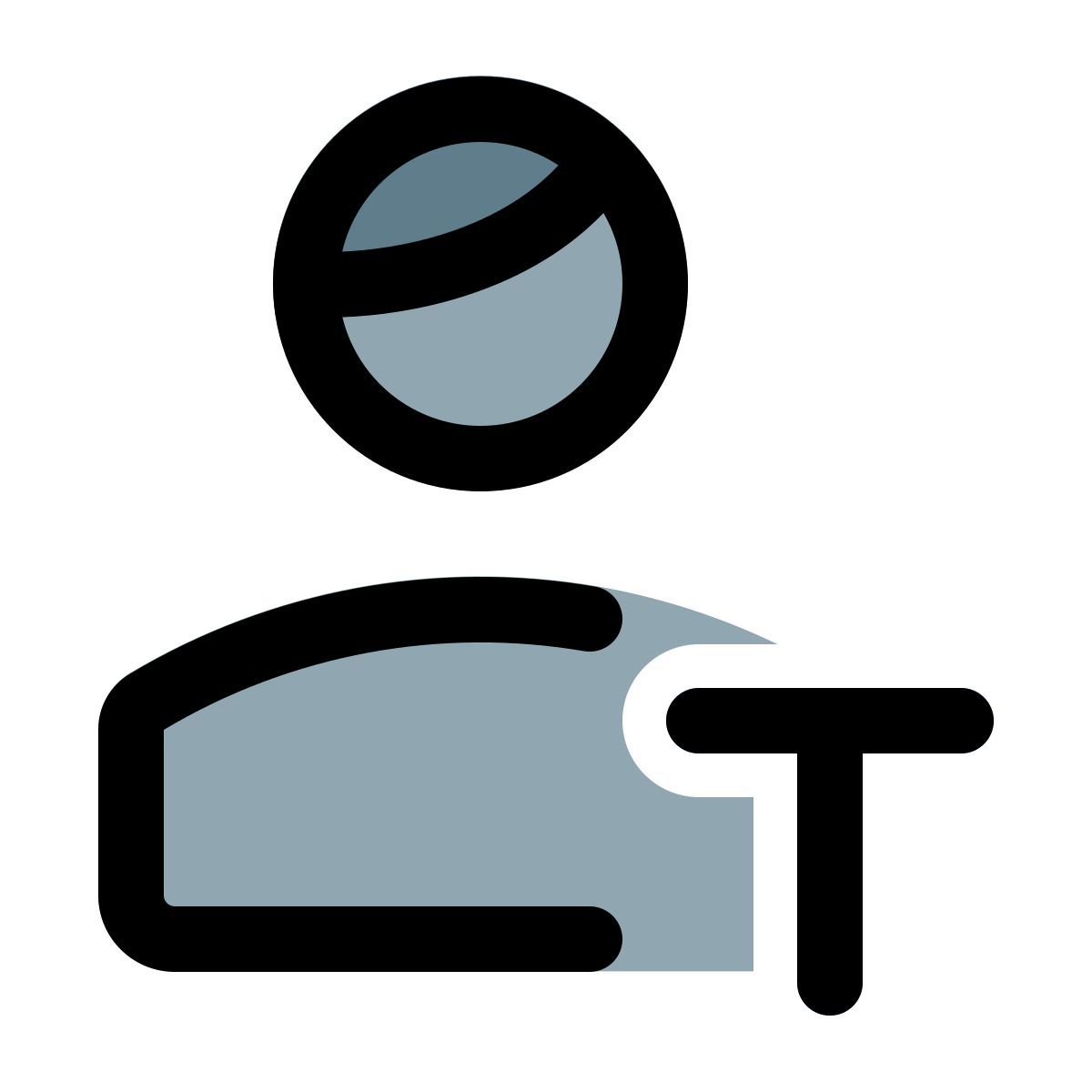 edit user text icon