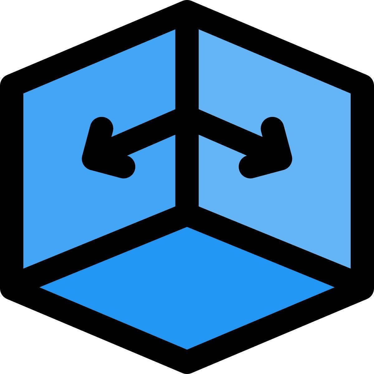 tamanho do cubo icon