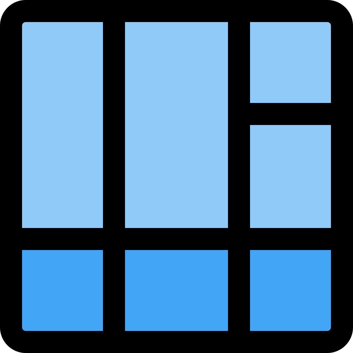 섹션별 레이아웃 icon