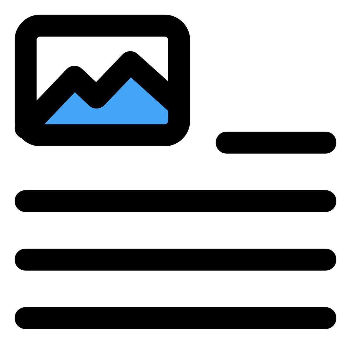 top left document image attachment page layout setting interface icon