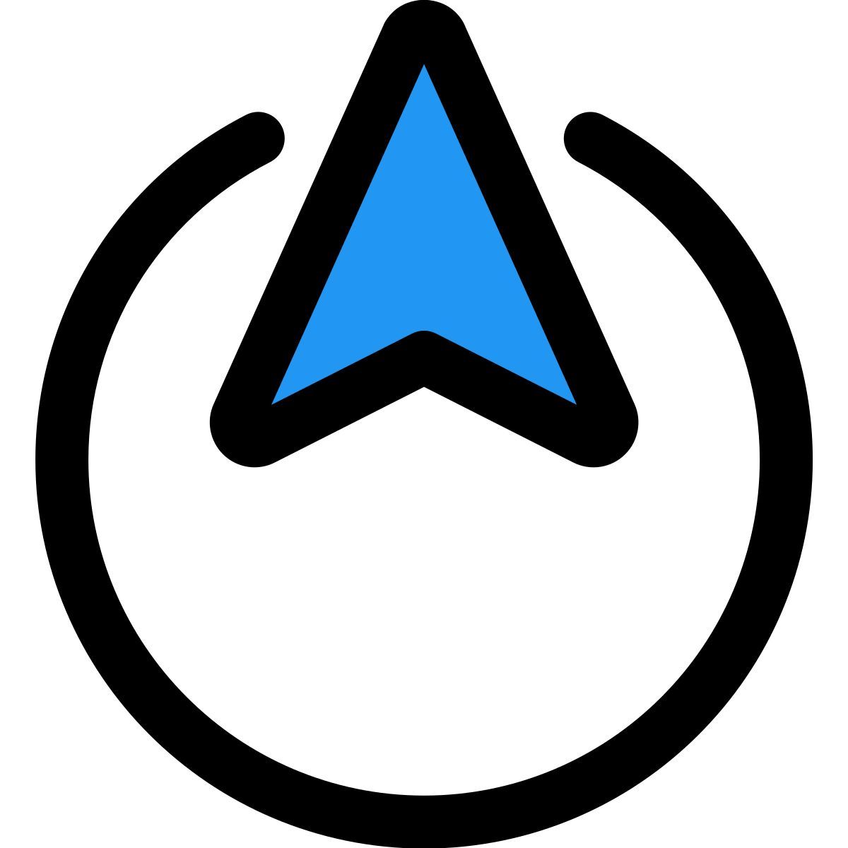 round selection cursor icon