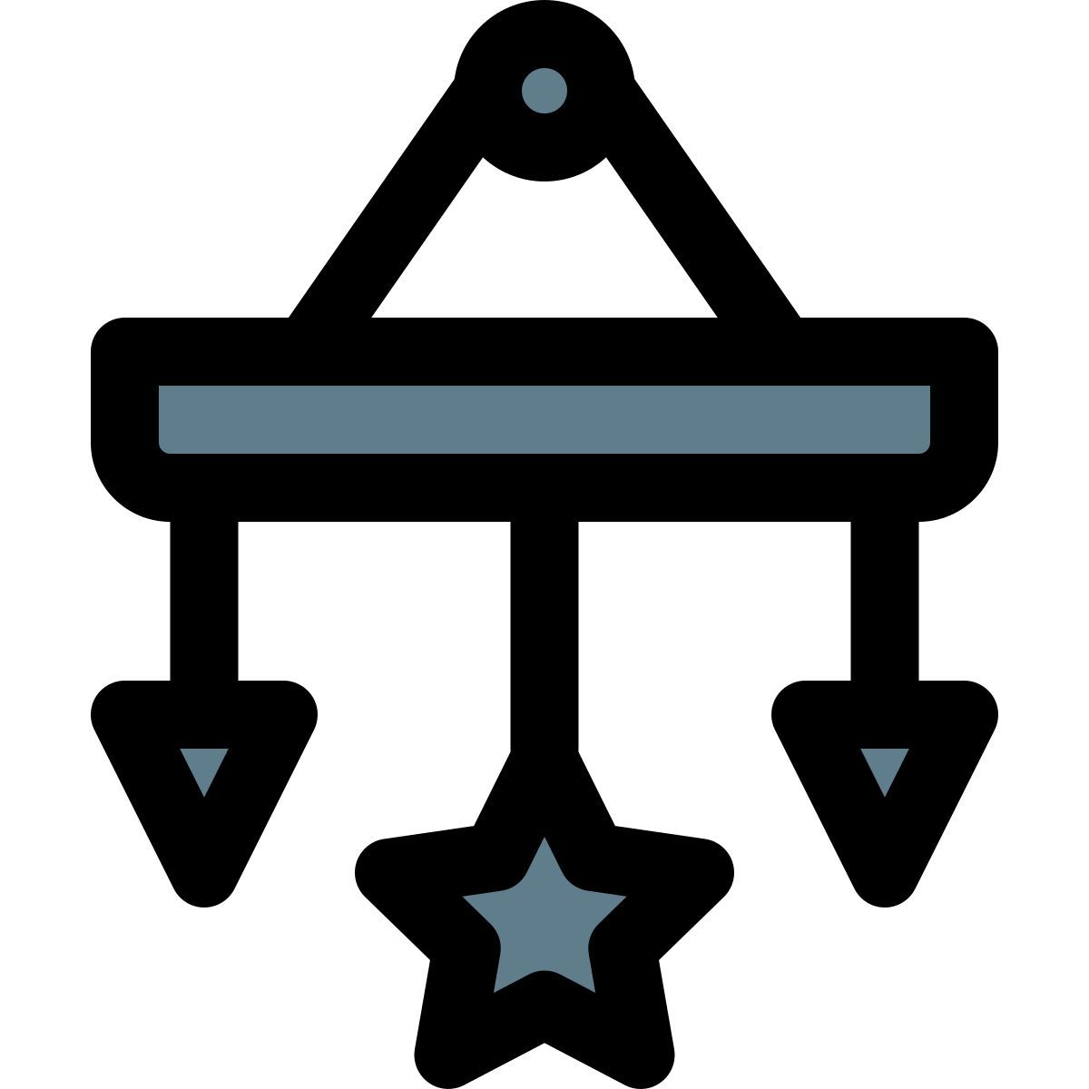baby crib mobile icon
