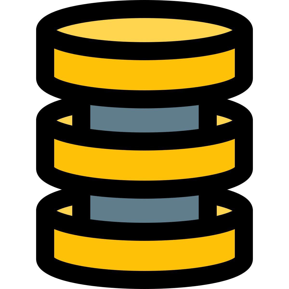 triple database icon